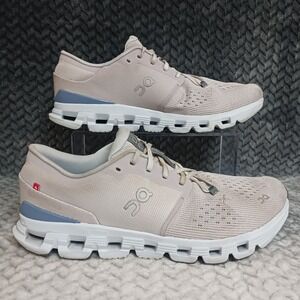 On Cloud X 4 Silver Chambray Women's Running Athletic Sneakers Shoes Size 10